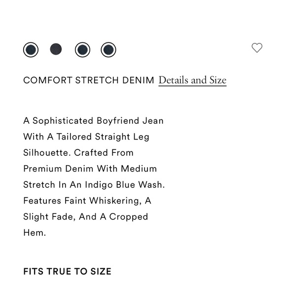 Frame Le Garçon Crop in covant sz 28 - Picture 5 of 14